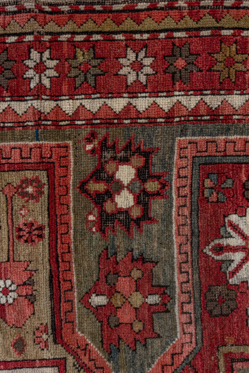 Vintage Kazak Runner Rug (3' x 8')